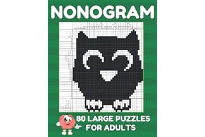 Nonogram Puzzle Books For Adults: Large Griddlers Logic Puzzles