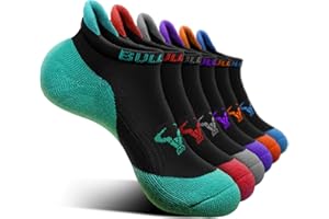 BULLIANT Chaussettes Femme Lot de 6, Chaussettes Basses de Sport Socquette Courtes Course Respirantes