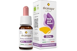 dicanapa Olio 30% Made in Italy – 10 ml 3000 mg - Prodotto da Agricoltura Biologica Certificata - 100% Naturale e Vegetale Senza Glutine