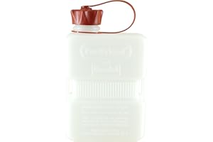 FuelFriend®-PLUS CLEAR 1.0 liter - small Petrol Can Mini Reserve Canister - perfect for motorcycles, cars and more