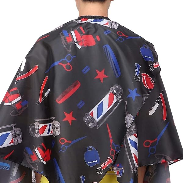 Friseurumhang Mit Verstellbarem Verschluss – 160x140 Cm, Wasserdicht & Mit 3 Kämmen