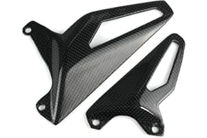 ZOUXO 100% Carbon Fersenschutz Fersenschoner kompatibel mit Ducati Panigale V4 Gloss