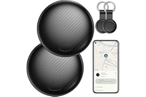 AICPAN GPS Tracker Android Tag 2-Pack - Schlüsselfinder KeyFinder kompatibel mit Google Mein Gerät Finden APP (Android NUR),Bluetooth Smart Tag für Geldbörse,Gepäck,Brieftasche,Austauschbare Batterie