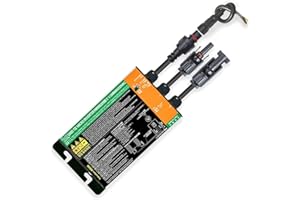 MENGTECH Wechselrichter 600W 230VAC, Solar Grid Tie Inverter DC18V-50V AC 180V-280V, Solar Micro Inverter MPPT 24-40V, Mehrfacher Schutz, IP55 Wasserdichter