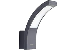 oktaplex lighting applique murale LED Rio 10W | lampe extérieure murale 3000K blanc chaud | Lumière extérieure Ip54 anthracite