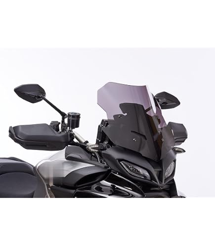Puig R-Racer Motorrad-Windschild – Stark Getönt, Aerodynamisch, Aus Schlagfestem Acryl