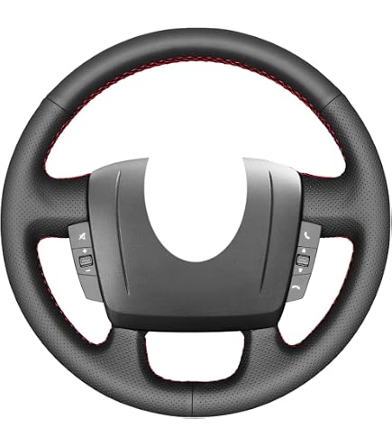Housse De Volant En Cuir PU Pour Fiat Ducato - Antidérapante, Résistante Et Facile à Poser (couleur Brun)