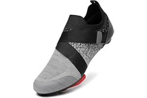 KESCOO Mens Womens Cycling Shoes Compatible with Peloton Bike Shoes and Delta Cleats Included