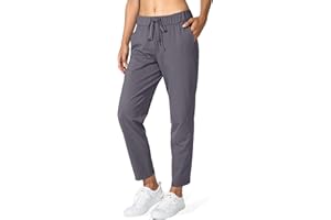 G Gradual Damenhose mit tiefen Taschen, 7/8 Stretch, Knöchel, Sweatpants für Golf, Athletik, Lounge, Reisen, Arbeit