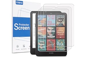 CoBak 3 Pack Protecteur d'écran pour Kindle Paperwhite 7" 12ème génération 2024 et Kindle Colorsoft Signature Edition, Boox Go 7, Protecteur d'écran Mat de Haute en Pet Anti-reflet à Couverture Totale
