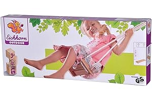 Eichhorn - Balançoire en Bois - Jeu de Plein Air Enfant - Hauteur Réglable - 100004503