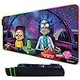 Envysun RGB Mouse Pad LED Light Gaming Mouse Pad with Rubber Base Colorful Computer Carpet Desk Mat for PC Laptop (31.5 11.8 inch) (80x30 rgwancan)