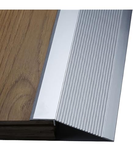 Rampe de seuil de Porte en Caoutchouc, 5,5 x 1,6 x 100 cm, pour Robot aspirateur, Rampe de seuil de Porte, Rails de Transition, autocollante, pour Fauteuil Roulant, Poussette, déambulateur et