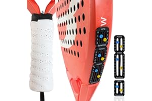 Benannco Marcador Puntos Padel - Agarre Grip Padel y Tenis - Accesorios Tenis - Marcador Padel y Tenis - Contador Puntos Tenis Pala - Contador Puntos para Raqueta Portátil - Marcador Puntos Ligero