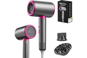 Suszarka do włosów AIUNAOM Iony 2400W, idealna do podróży, użytku domowego i salonów