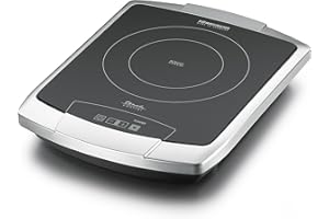 Rommelsbacher Pojedyncza płyta grzewcza CT 2203/TC – Made in Germany, powierzchnia grzewcza Schott Ceran®, 2-kołowy element grzejny, energooszczędna, krótki czas nagrzewania, 9 poziomów mocy,