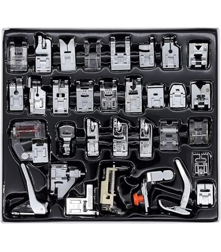 Lot De 11 Pieds De Machine à Coudre Pfaff - Adaptateur + Pieds Variés Pour De Nombreux Modèles (série 74 à CV) - 4
