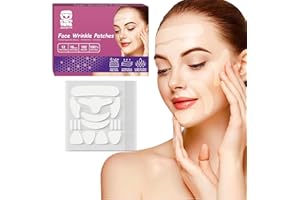 YWZGJY 192 Pcs Wrinkle Patches,Facial Transparent Anti-Wrinkle Patches,Natural Wrinkle Removal,Suitable for Glabella,Crow's Feet,Upper Lip,Eyes,Mouth and Forehead.
