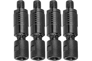 CHICIRIS Adattatore per Connettore Pod Canna da Pesca a Sgancio Rapido, Allarmi di Abboccata di Facile Installazione su Picchetti per la Pesca, Set da 4 Pezzi con 2 Colori Disponibili