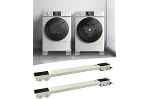 FLYINGWING Rulli per elettrodomestici Heavy Duty Mobili Lavatrice Dolly Espandibile Regolabile Carrello Elettrodomestico Mobili Traslocatore per Lavatrici, Asciugatrici Max 1540 libbre. 28.3 pollici