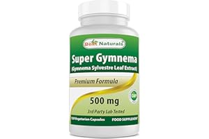 Best Naturals Gymnema Sylvestre leaf 500 mg 120 Capsules