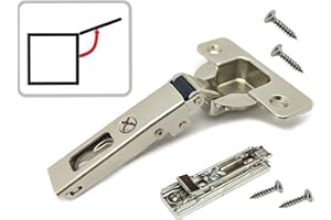 GAMOBIFER SALICE. Cerniera per Ante con Apertura 105°. Applicazioni Varie. (SENZA SCATTO PER RIBALTA)