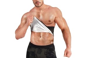 KUMAYES Homme Ceinture de Sudation Ceinture Abdominale Amincissante Sauna Minceur Gaine Ventre Plat Homme pour Fitness