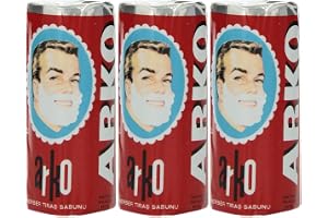 Rusty Bob – original traditionell arko-ener rakttvål, rakkräm [efter rakning vatten] rakskum – 3 stycken Arko raktvål