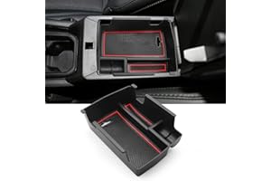 YEE PIN Compatibile con Jeep Compass 2021 2022+ console centrale/vano portaoggetti per braccioli, organizer accessori con tappetino antiscivolo