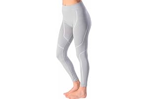 Risalti Damskie Rajstopy Termiczne Merino Tech - Damskie Spodnie Termiczne Kompresyjne Z WełNy MerynosóW, Damska Odzież Termiczna, Damska Zimowa Bielizna Termiczna, Bezszwowe - Made In Italy