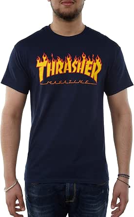 THRASHER Flame Maglietta Uomo : Amazon.it: Sport e tempo libero