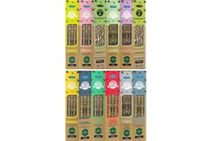 LAMARE Assortimento di 12 fragranze di incenso biologico artigianale – fatto a mano con resina naturale e oli essenziali, ideale per meditazione, relax e aromaterapia
