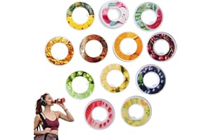 wodehahagou 7PCS Random Water Bottle Flavour Pods Fruit Scented Pod Flavour Pods Flavour Pods Pack Water Bottle Pod Set Scented for Flavouring Bottle Pods for Water Flavouring