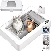 PETKIT PUROBOT Crystal Duo Self-Cleaning Cat Litter, AI Chamber, Self-Cleaning Cat Litter, Two-Way Cleaning, Replaceable Tray