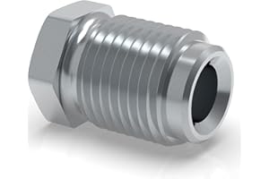 AUPROTEC 10 x Raccordo maschio M12 x 1 per tubo freno 6,0 mm svasatura doppio tipo E connettore frenante tipo B DIN/ISO 1651