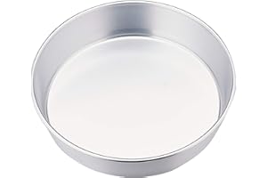 BALDASSARE AGNELLI Pentole Agnelli Linea Pasticceria e Pizza Tortiera Conica in Alluminio con Orlo (H 6 cm), Argento, 24 cm