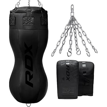 Baoblaze Tapis De Boxe Mural Cuir PU - Sac De Frappe Avec Gants - Entraînement Arts Martiaux
