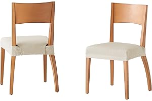 Martina Home Funda Silla Asiento Túnez Pack 2 Marfil