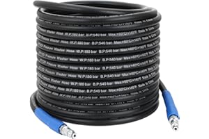 STYDDI 10M High Pressure Washer Replacement Hose for Bosch AQT Pressure Washer with Quick Connect SDS Fittings