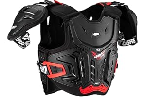 Leatt Unisex Ochraniacz na klatkę piersiową dla dzieci (czarny, dla juniorów)