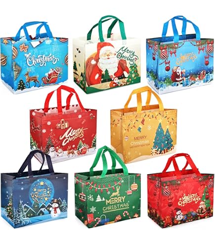 Etichette Adesive Buon Natale - 120 Pezzi Rotondi, Diametro 4 Cm, Per Pacchi Regalo, Buste, Decorazioni Natalizie
