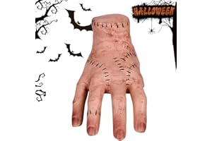 FiveMileBro Mano de la Familia Addams, Mano Cosa Adams, Mano Miercoles Adams, Accesorios de Terror Adecuados para Halloween y Cosplay