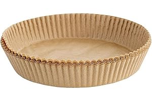 ALGON | 120 Bases Papel Airfryer Redondo 24 cm – Papel Freidora Aire Antiadherente, Resistente a la Grasa y Altas Temperaturas - Papel Airfryer para Freidora Fácil de Usar