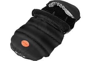 Lureon Fußsack Kinderwagen, Fußsack Buggy, Winterfußsack mit 5-Punkt-Gurtsystem, extrem warm und waschbar, für Babys und Kleinkinder, fusssack Kinderwagen Baby Winter