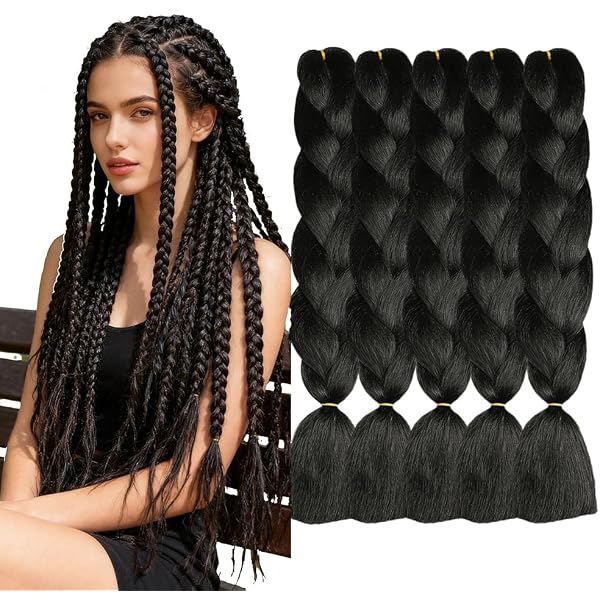 Grünes Vorgedehntes Flechthaar 50,8 Cm 8 Packungen – Häkel-Extensions Für Zöpfe & Dreads