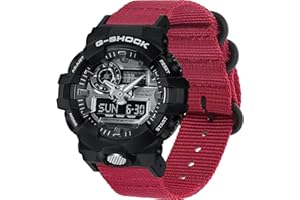 Shieranlee Zapasowy nylonowy pasek do zegarka Casio Men Women G-Shock GA-110/100/120/150/200/300/400 GD-100/110/120 G-8900 DW-5600 GW-M5610 DW-6900 G-5600 GW-6900 0 DW-9 052 GLS-8900