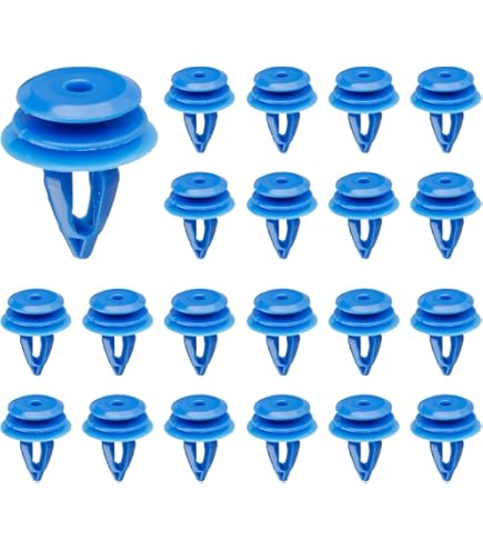 50pcs For Rover Range For Evoque Car Wheel Arch Trim Clips Replace Blue Decorate Front Rear LR027255 Left Right Plastic - 34