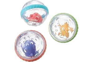 Nuby Floating Bubbly Buds Baby Bath Toy - Sensory Play | Easy to Hold | Easy Clean