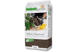 OPPENHÄUSER Blähton 50L: Tongranulat 4 16 mm für Garten, Drainage und Hydrokultur in Pflanztöpfen, Zimmerpflanzen, für innen und außen