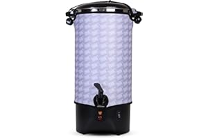 HOTPLATE MADE SAFER Made Safer - Hot Water Urn, Boiling Dispenser for Tea & Drinks, Low Energy & Versatile Boiler, Designed in the UK, 7.5L (40 Cups)